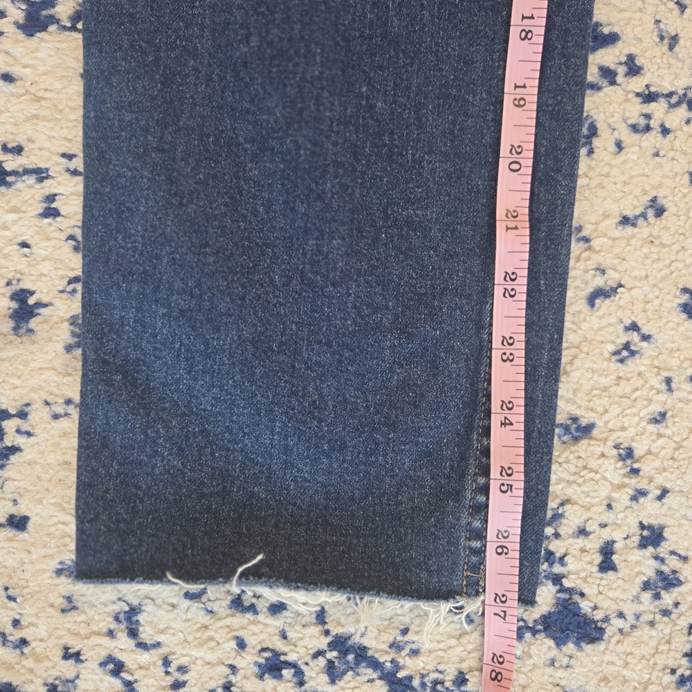 Calvin Klein Dark Blue Straight Leg Jeans - Picture 6 of 9